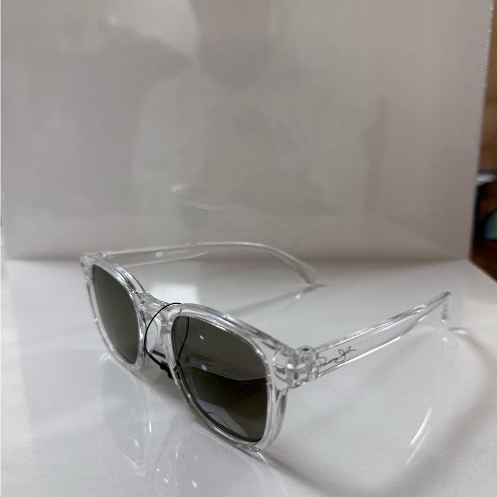 Panama Jack x Foster Grant Clear Sunglasses with Dark Lenses NWT
